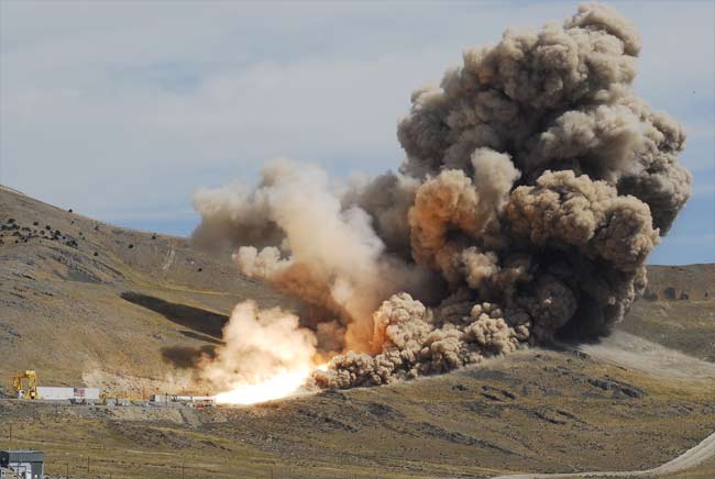 On the Scene: NASA's Huge Rocket Test
